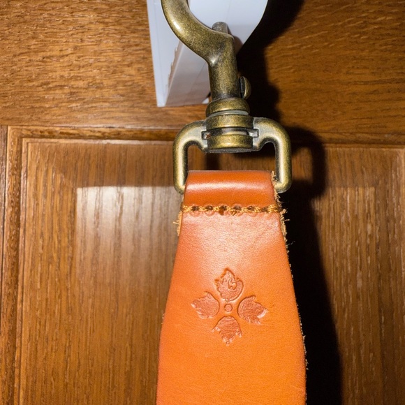 Patricia Nash – Bella Vista Braided Leather Guitar / Bag Strap, Brown - Picture 6 of 6